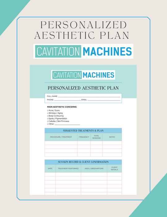 Shape Tactics Personalized Aesthetic Plan – digital download for estheticians