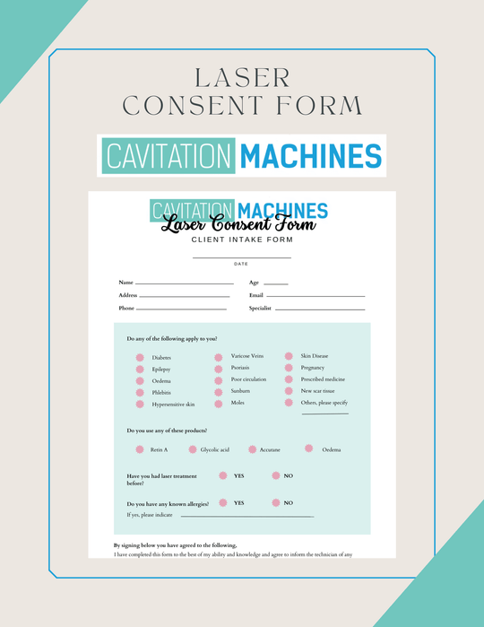 Shape Tactics Laser Consent Form - Cavitation Machines