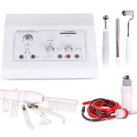 4-in-1 Multi-Function HF Galvanic Vacuum Massager Machine