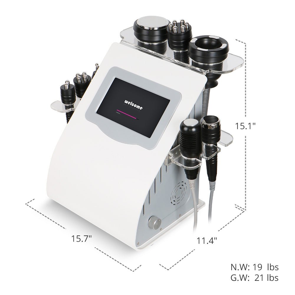 Bio Shape Machine Shop 8-in-1 Unoisetion Cavitation RF Bio Cooling Hammer Machine