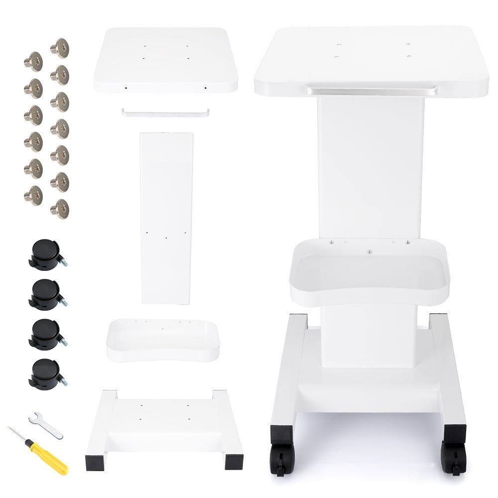 Shape Tactics Iron Trolley Stand Salon Cart for Ultrasonic Cavitation